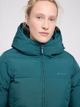 Basic Puffer Coat deep teal