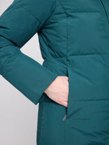 Basic Puffer Coat deep teal