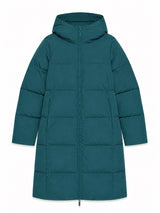 Basic Puffer Coat deep teal