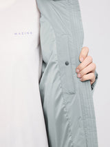 Waves Quilt Short Puffer Jacket ice green