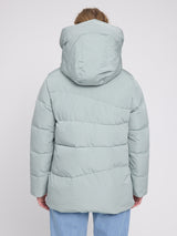 Waves Quilt Puffer Jacket ice green