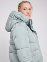Waves Quilt Puffer Jacket ice green