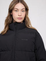 Loose Fit Puffer Jacket black