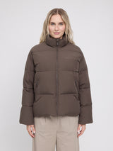 Loose Fit Puffer Jacket mokka