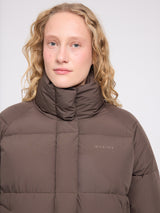 Over-Sized Raglan Puffer Coat mokka