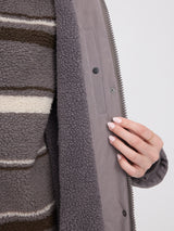 Oversized Padded Parka warm mud