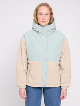 Fabric Blocking Jacket ice green/natural