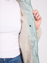 Fabric Blocking Jacket ice green/natural