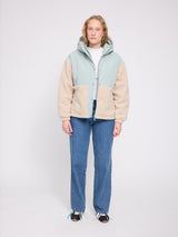 Fabric Blocking Jacket ice green/natural