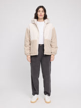 Fabric Blocking Jacket moon/natural