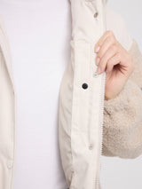 Fabric Blocking Jacket moon/natural