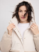 Fabric Blocking Jacket moon/natural