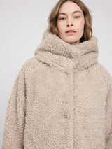 Faux-Fur Coat natural