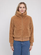 Faux-Fur Blouson fawn