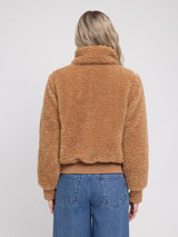 Faux-Fur Blouson fawn