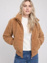 Faux-Fur Blouson fawn