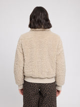 Faux-Fur Blouson natural