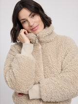 Faux-Fur Blouson natural