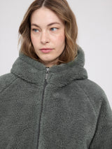 Faux-Fur Hooded Jacket light bottle