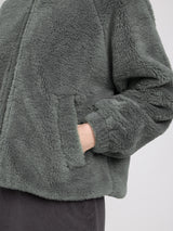 Faux-Fur Hooded Jacket light bottle