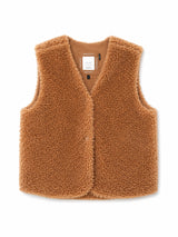 Faux-Fur Vest fawn