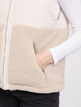 Fabric Blocking Vest moon/natural