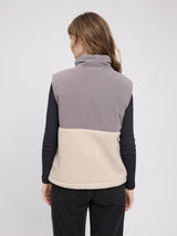 Fabric Blocking Vest warm mud/natural