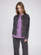 Corduroy Shacket anthra
