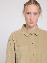 Pocket Corduroy Shirt light khaki