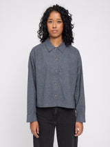 Flannel Shirt anthracite mel.