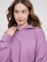 Back Print Hoodie grape pink/aliens