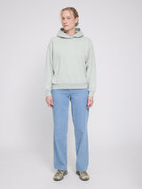 Back Print Hoodie light aqua/off the grid