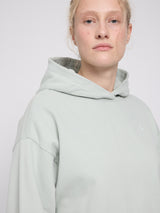 Back Print Hoodie light aqua/off the grid