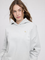 Back Print Hoodie pearl blue/rise