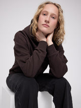 Basic Hoodie black coffee