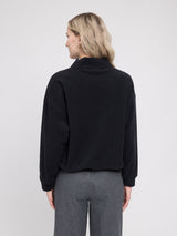 Fleece Turtleneck black
