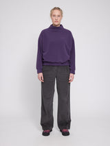 Fleece Turtleneck purple indigo
