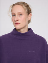 Fleece Turtleneck purple indigo