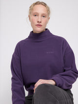 Fleece Turtleneck purple indigo