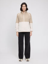 Fleece Half-Zip light taupe