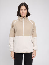 Fleece Half-Zip light taupe