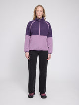 Fleece Half-Zip purple indigo