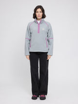 Teddy-Fleece Half-Zip ice blue