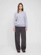Back Print Sweatshirt grey mel./off the grid