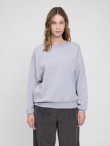 Back Print Sweatshirt grey mel./off the grid