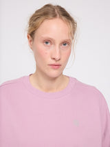 Back Print Sweatshirt lavender grey/grow
