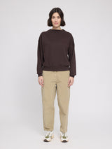 Turtleneck Sweatshirt black coffee