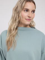 Turtleneck Sweatshirt dove blue