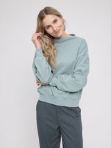 Turtleneck Sweatshirt dove blue