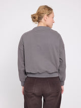 Turtleneck Sweatshirt warm mud